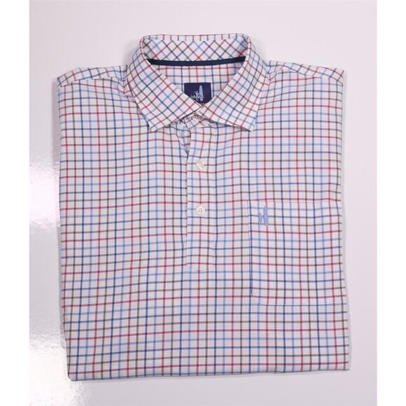 johnnie-O Other - Johnnie-O Men's Prep-Formance Checkered Polo Shirt Large